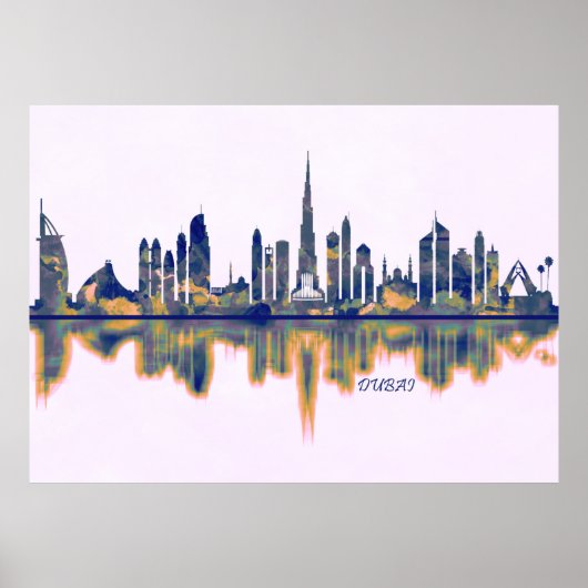 Dubai Skyline Poster (Vorne)