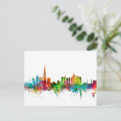 Dubai Skyline Postkarte (Stehend Vorderseite)