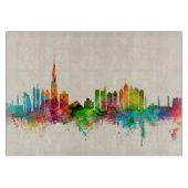 Dubai-Skyline Schneidebrett (Vorderseite)