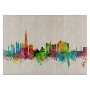 Dubai-Skyline Schneidebrett