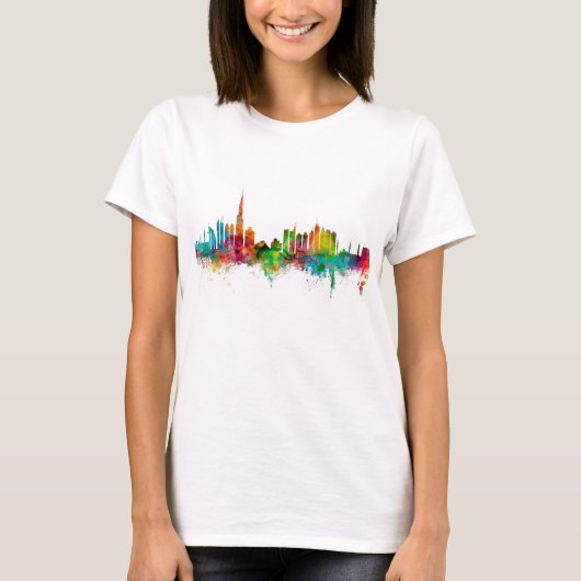 Dubai-Skyline T-Shirt (Vorderseite)