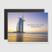 Dubai Souvenir Magnetkarte (Vorne/Hinten)