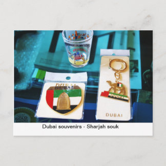 DUBAI SOUVENIRS POSTKARTE
