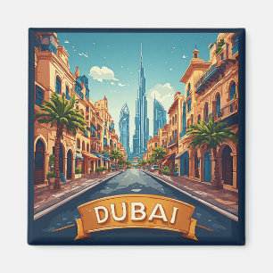 🧲 Dubai-Städtereise-Souvenir 🌇 Magnet