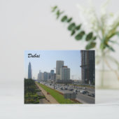 Dubai-Straßen Postkarte (Stehend Vorderseite)