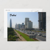 Dubai-Straßen Postkarte (Vorne/Hinten)
