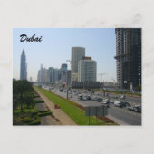 Dubai-Straßen Postkarte (Vorderseite)