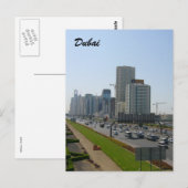 Dubai Street Postkarte (Vorne/Hinten)