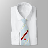 Dubai Streifen-Flagge Krawatte (Gebunden)