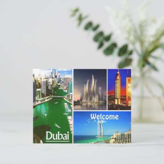 DUBAI TASCHE DESIGN VON MOJISOLA A GBADAMOSI POSTC POSTKARTE (Stehend Vorderseite)