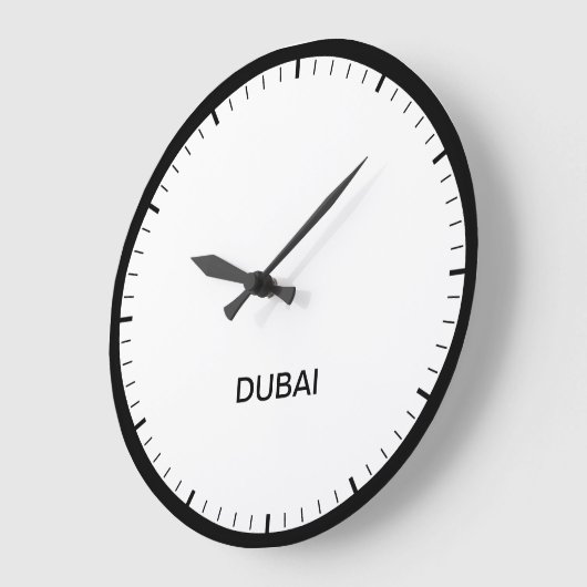 Dubai Time Zone Newsroom Style Uhr (Winkel)