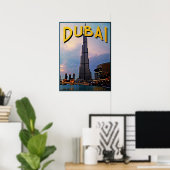 Dubai Travel Poster (Heimbüro)