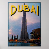 Dubai Travel Poster (Vorne)