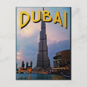 Dubai Travel Postkarte (Vorderseite)