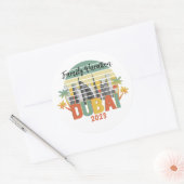 Dubai Travel Tourist Vacation Group Runder Aufkleber (Umschlag)