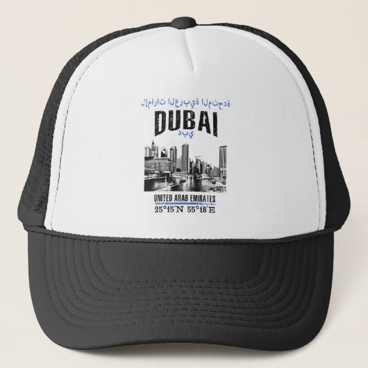 Dubai Truckerkappe (Vorderseite)