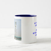 Dubai-Turm Zweifarbige Tasse (Mittel)