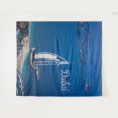 Dubai UAE Burj Al Arab Wandteppich (Vorderseite (Horizontal))