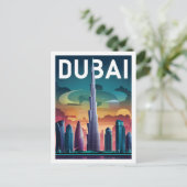 Dubai UAE Famous Travel Place Postkarte (Stehend Vorderseite)