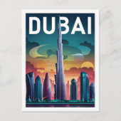 Dubai UAE Famous Travel Place Postkarte (Vorderseite)
