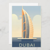 Dubai UAE Feiertagskarte (Vorne/Hinten)