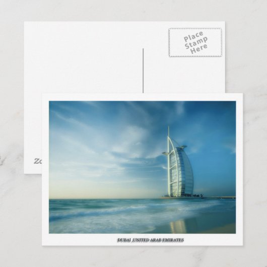 Dubai UAE Postkarte (Vorne/Hinten)