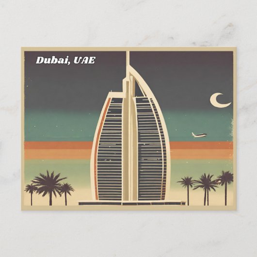 Dubai UAE Postkarte (Vorderseite)