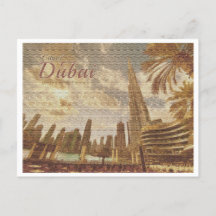DUBAI UAE RETRO - BURJ KHALIFA