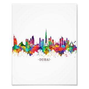 Dubai UAE Skyline Fotodruck