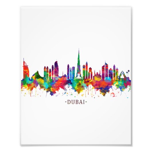 Dubai UAE Skyline Fotodruck (Vorne)