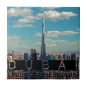 Dubai UAE Souvenir Fliese (Vorderseite)