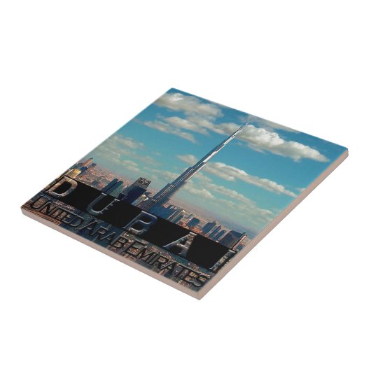 Dubai UAE Souvenir Fliese (Seite)