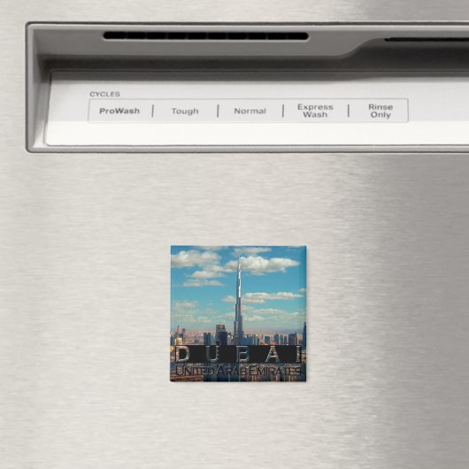 Dubai UAE Souvenir Magnet (In Situ (Geschirrspüler))