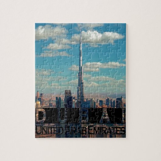 Dubai UAE Souvenir Puzzle (Vertikal)