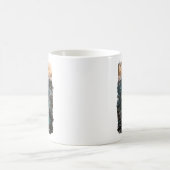 Dubai UAE Watercolor Skyline Kaffeetasse (Mittel)