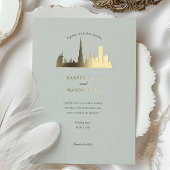 Dubai UAE Wedding Einladung