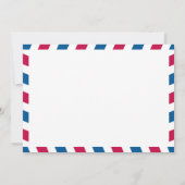 Dubai United Arab Emirates Airmail Save the Date (Rückseite)