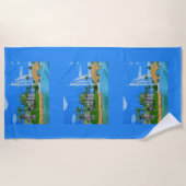 Dubai, United Arab Emirates beach towel  Strandtuch (Vorderseite)