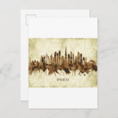 Dubai United Arab Emirates Citycape Einladungspostkarte (Vorne/Hinten)