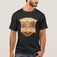 Dubai United Arab Emirates Desert Safari Retro