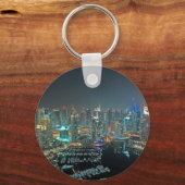 Dubai, United Arab Emirates skyline at night Schlüsselanhänger (Vorderseite)