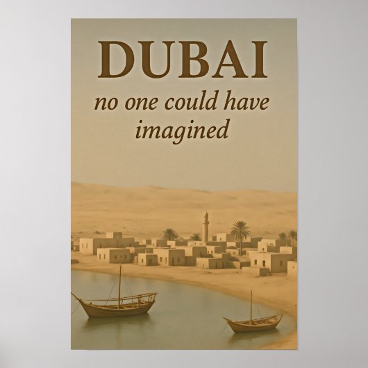 Dubai: Unvorstellbare Origins Poster (Vorne)