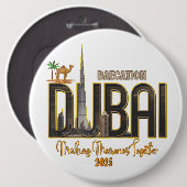 Dubai Urlaub Capture the Magic Your Adventure Button (Vorne & Hinten)
