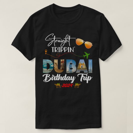 Dubai Vacation Arab Emirates Trip T-Shirt (Design vorne)