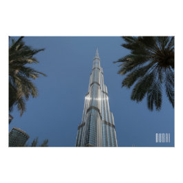Dubai VAE Burj Khalifa Poster