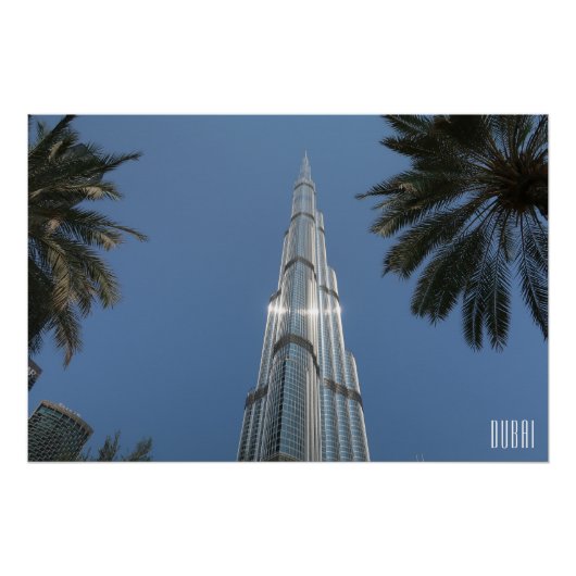 Dubai VAE Burj Khalifa Poster (Vorderseite)