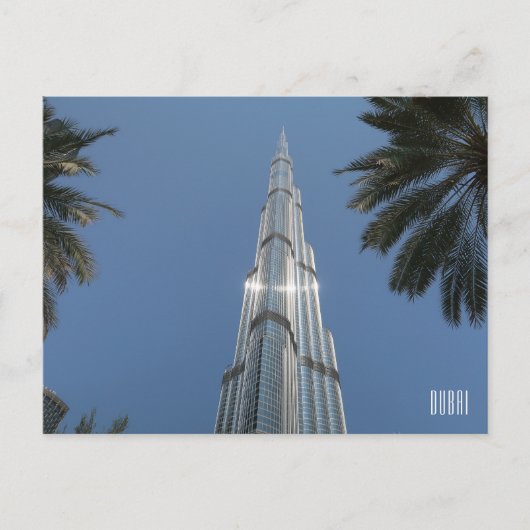 Dubai VAE Burj Khalifa Postkarte (Vorderseite)