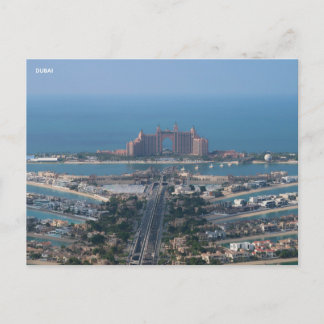 Dubai VAE Palm Blick Postkarte