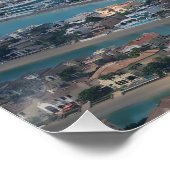 Dubai VAE Palm View Poster (Ecke)