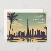 Dubai, VAE Postkarte (Vorne/Hinten)